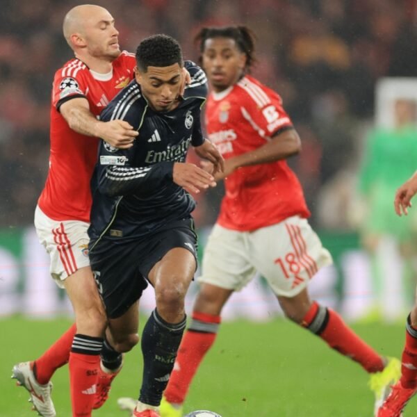 El Benfica goleó al Real Madrid por 4-2 (AFP)