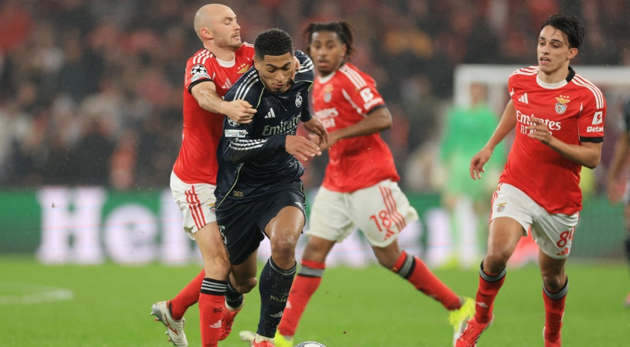 El Benfica goleó al Real Madrid por 4-2 (AFP)